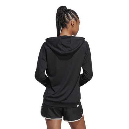 Women Made To Be Remade Running Hoodie, Black, A701_ONE, large image number 3