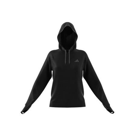 Women Made To Be Remade Running Hoodie, Black, A701_ONE, large image number 6