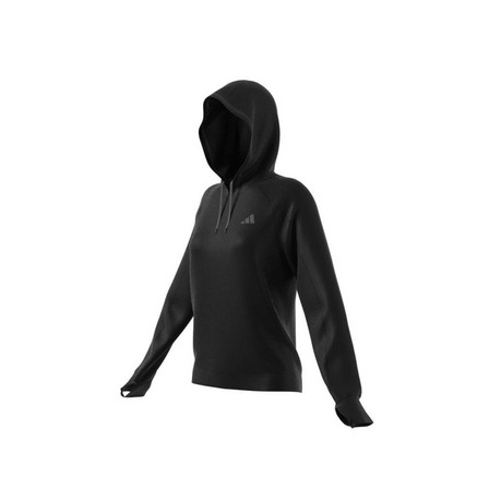 Women Made To Be Remade Running Hoodie, Black, A701_ONE, large image number 7