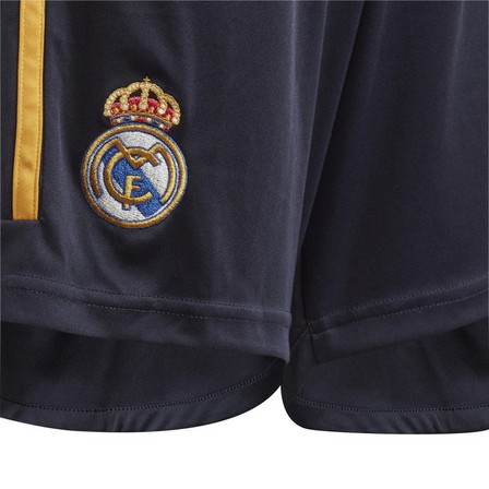 Kids Boys Real Madrid 23/24 Away Shorts, Black, A701_ONE, large image number 5