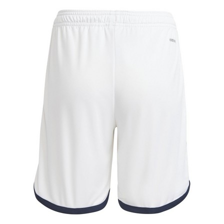 Kids Boys Real Madrid 23/24 Home Shorts, White, A701_ONE, large image number 2