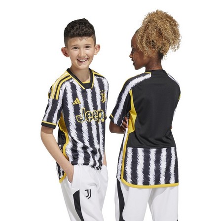 Unisex Kids Juventus 23/24 Home Jersey, Black, A701_ONE, large image number 3
