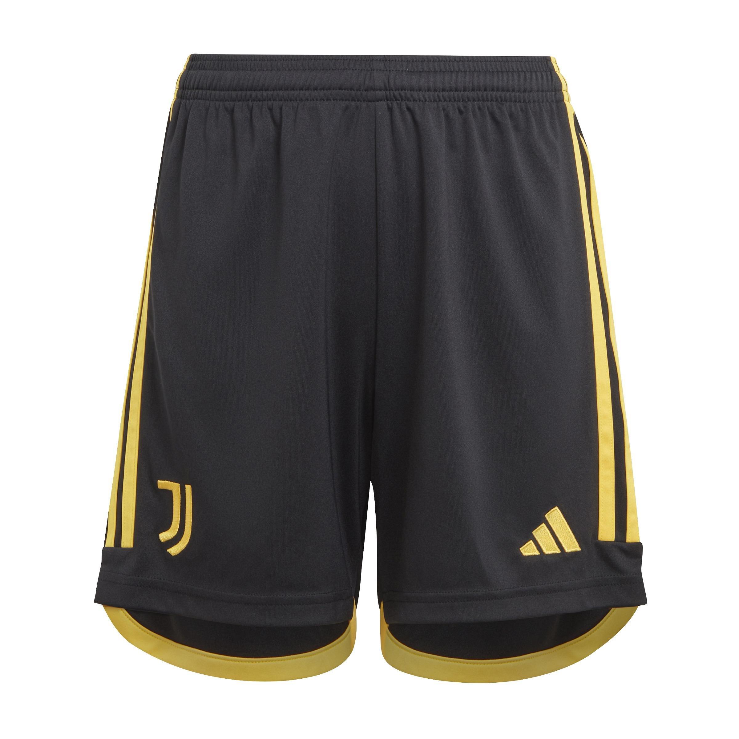 Unisex Kids Juventus 23/24 Home Shorts, Black, A701_ONE, large image number 1