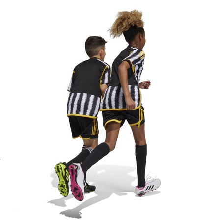Unisex Kids Juventus 23/24 Home Shorts, Black, A701_ONE, large image number 3