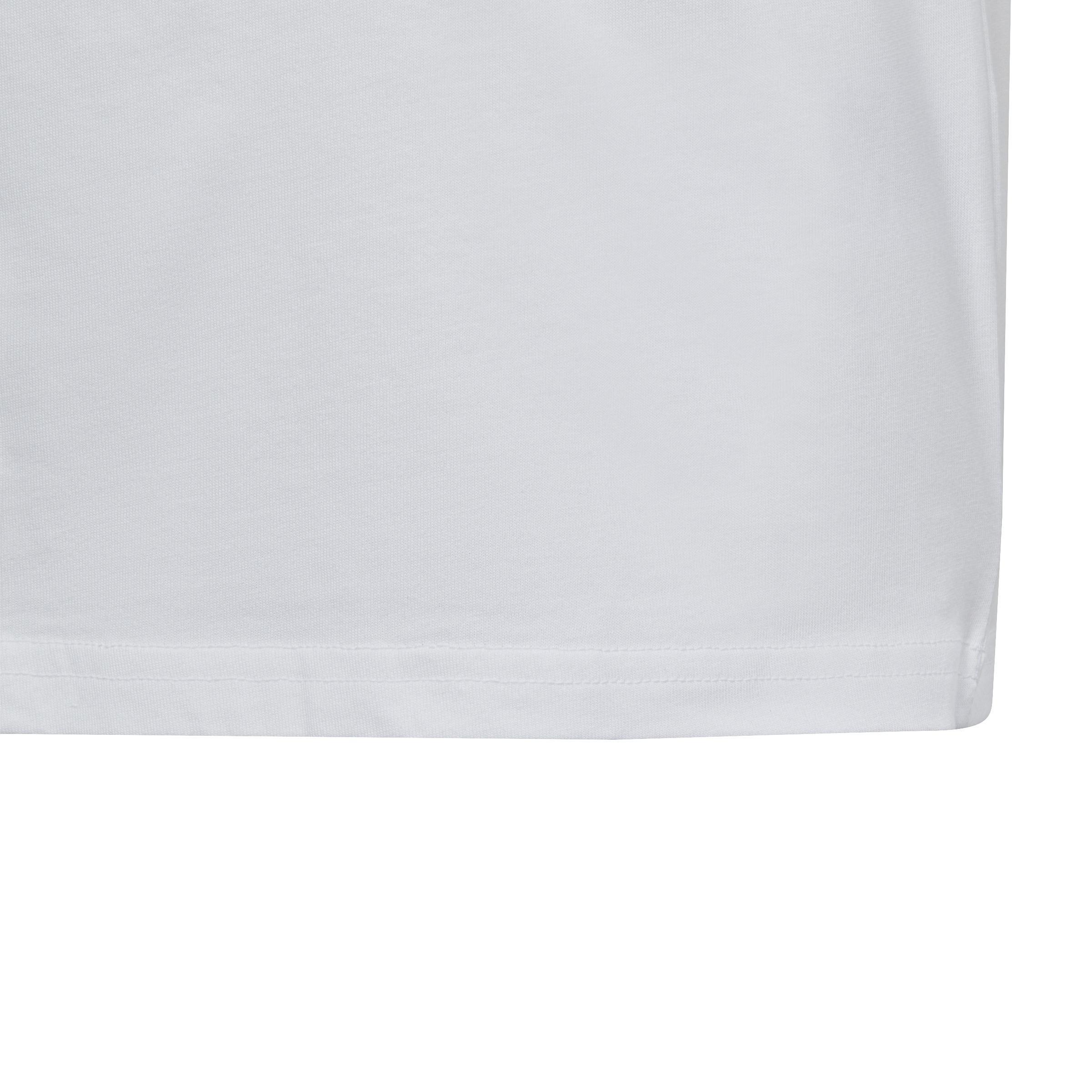 Kids Unisex Essentials Big Logo Cotton T-Shirt, White, A701_ONE, large image number 6