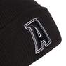 Unisex 2-Color Logo Beanie, Black, A701_ONE, thumbnail image number 2