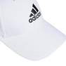 Unisex Cotton Twill Baseball Cap, White, A701_ONE, thumbnail image number 2