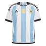 Kids Boys Argentina 22 Winners Home Jersey, White, A701_ONE, thumbnail image number 0
