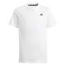 Kids Unisex Essentials Small Logo Cotton T-Shirt, White, A701_ONE, thumbnail image number 3