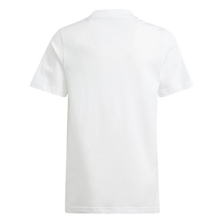 Kids Unisex Essentials Small Logo Cotton T-Shirt, White, A701_ONE, large image number 4