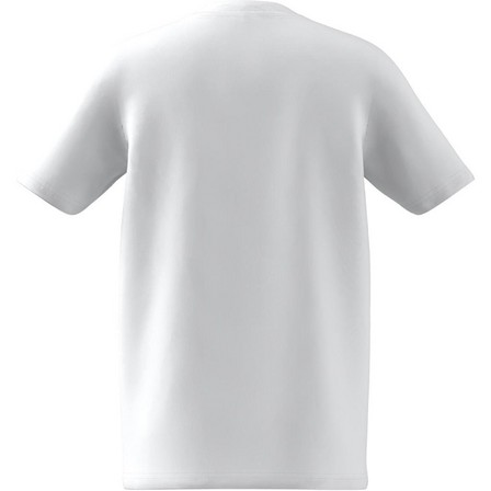 Kids Unisex Essentials Small Logo Cotton T-Shirt, White, A701_ONE, large image number 8