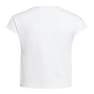 Kids Girls Yoga Aeroready Crop Slim T-Shirt Kids, White, A701_ONE, thumbnail image number 2