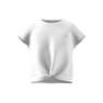 Kids Girls Yoga Aeroready Crop Slim T-Shirt Kids, White, A701_ONE, thumbnail image number 13