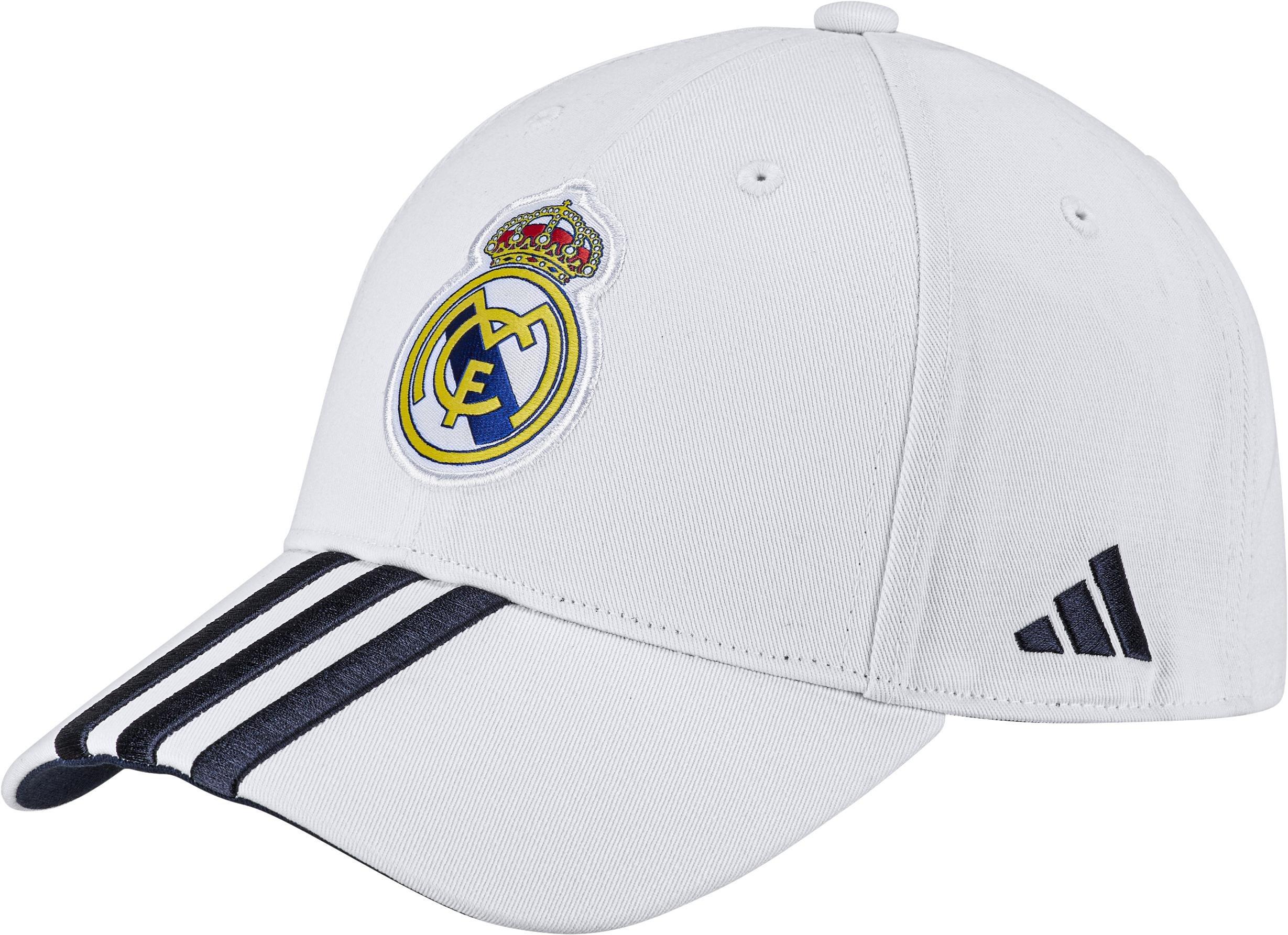 Unisex Real Madrid Baseball Cap, White, A701_ONE, large image number 0