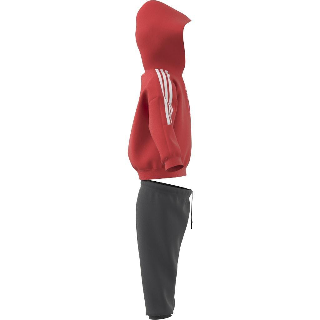 Unisex Kids Adidas X Marvel Spider-Man Joggers, Red, A701_ONE, large image number 8