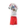 Unisex Kids Adidas X Marvel Spider-Man Tee And Shorts Set, White, A701_ONE, thumbnail image number 7