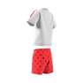 Unisex Kids Adidas X Marvel Spider-Man Tee And Shorts Set, White, A701_ONE, thumbnail image number 10