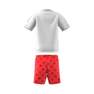 Unisex Kids Adidas X Marvel Spider-Man Tee And Shorts Set, White, A701_ONE, thumbnail image number 15