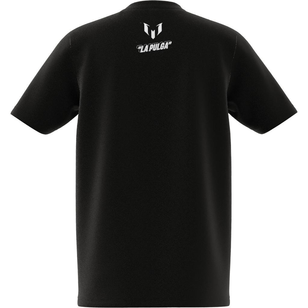 Kids Boys Messi Football Graphic T-Shirt, Black, A701_ONE, large image number 9