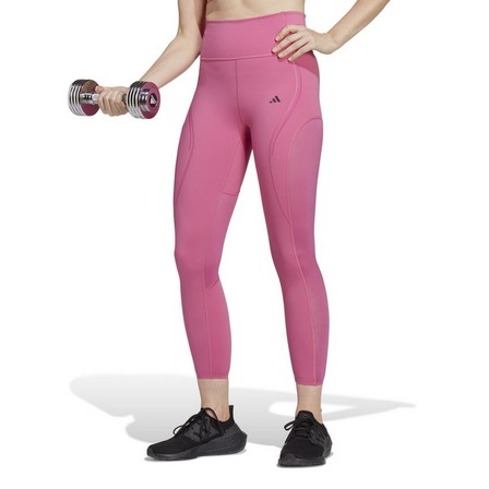 Women Tailored Hiit Luxe Training Leggings, Pink, A701_ONE, large image number 0