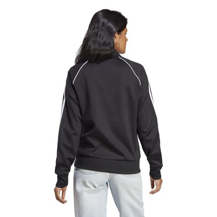 Women Adicolor Classics Sst Track Top, Black, A701_ONE, large image number 2