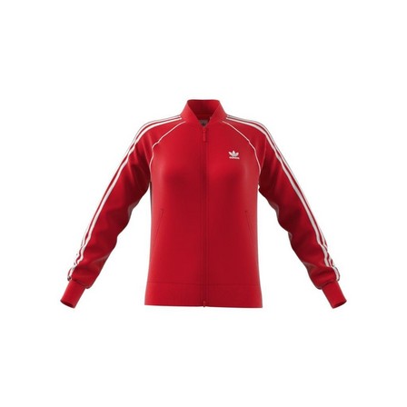 Women Adicolor Classics Sst Track Top, Red, A701_ONE, large image number 10