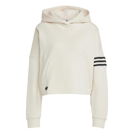 Women Adicolor Neuclassics Hoodie, White, A701_ONE, large image number 3