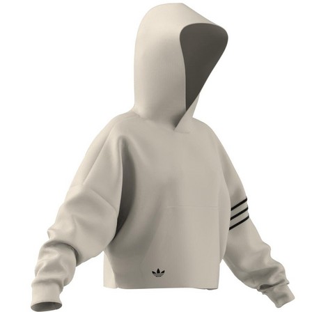 Women Adicolor Neuclassics Hoodie, White, A701_ONE, large image number 10