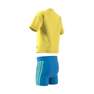 Unisex Kids Adidas X Classic Lego Tee And Short Leggings Set, Yellow, A701_ONE, thumbnail image number 5