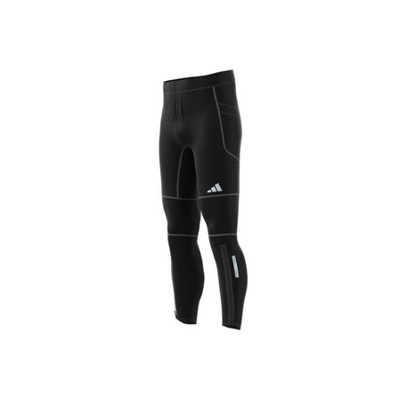 Men Ultimate Running Conquer The Elements Leggings, Black, A701_ONE, large image number 17
