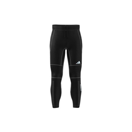 Men Ultimate Running Conquer The Elements Leggings, Black, A701_ONE, large image number 24