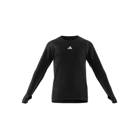 Men Ultimate Running Conquer The Elements Merino Long-Sleeve Top, Black, A701_ONE, large image number 2