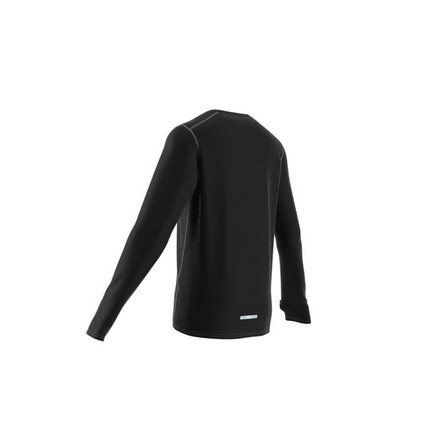 Men Ultimate Running Conquer The Elements Merino Long-Sleeve Top, Black, A701_ONE, large image number 3