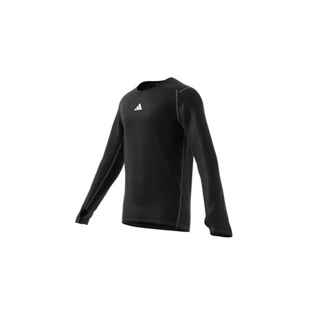 Men Ultimate Running Conquer The Elements Merino Long-Sleeve Top, Black, A701_ONE, large image number 4