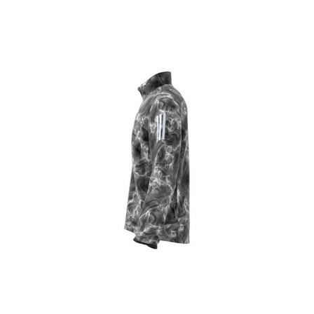 Men Own The Run Allover Print Jacket, White, A701_ONE, large image number 2