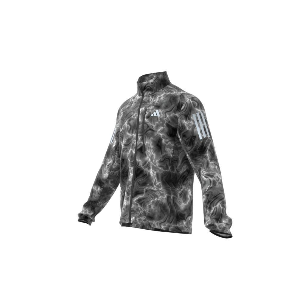 Men Own The Run Allover Print Jacket, White, A701_ONE, large image number 10