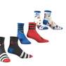 Unisex Kids Mickey Mouse Crew Socks 3 Pairs, Black, A701_ONE, thumbnail image number 4