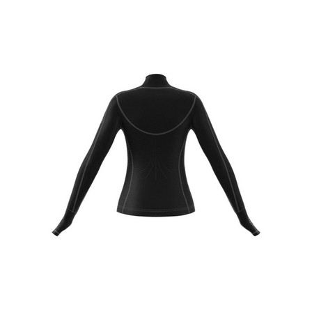 Women Truepurpose Training Midlayer Jacket, Black, A701_ONE, large image number 8