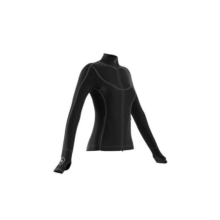 Women Truepurpose Training Midlayer Jacket, Black, A701_ONE, large image number 13