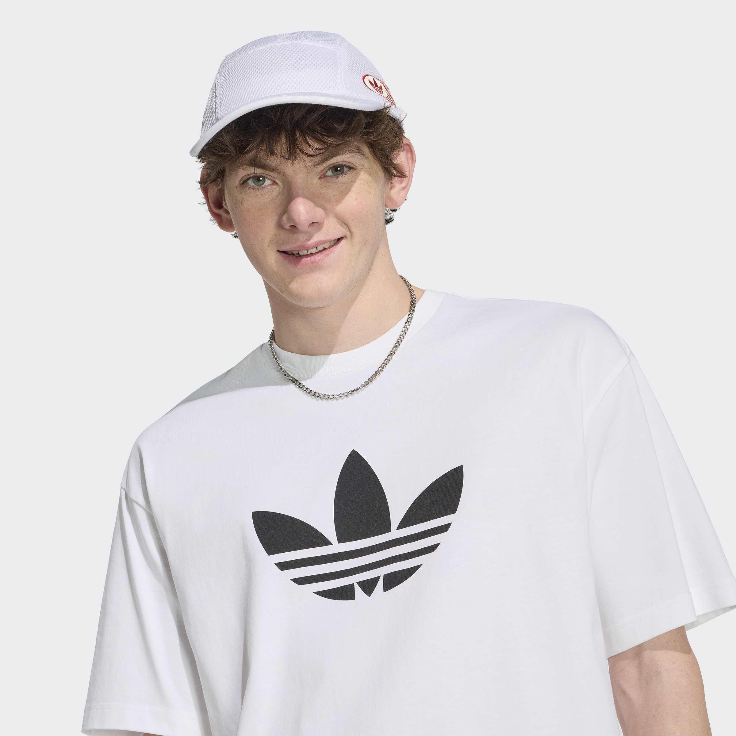 Adicolor Trefoil T-Shirt, White, A701_ONE, large image number 2