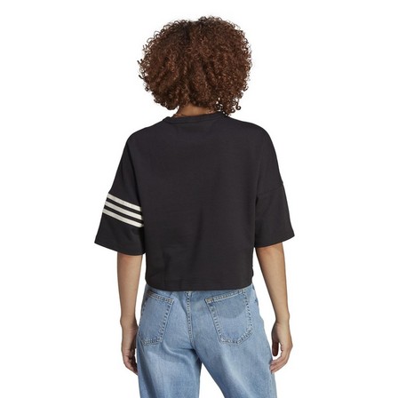 Women Adicolor Neuclassics T-Shirt, Black, A701_ONE, large image number 3