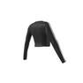 Women Adicolor Classics Crop Long-Sleeve Top, Black, A701_ONE, thumbnail image number 10