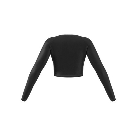 Women Adicolor Classics Crop Long-Sleeve Top, Black, A701_ONE, large image number 13