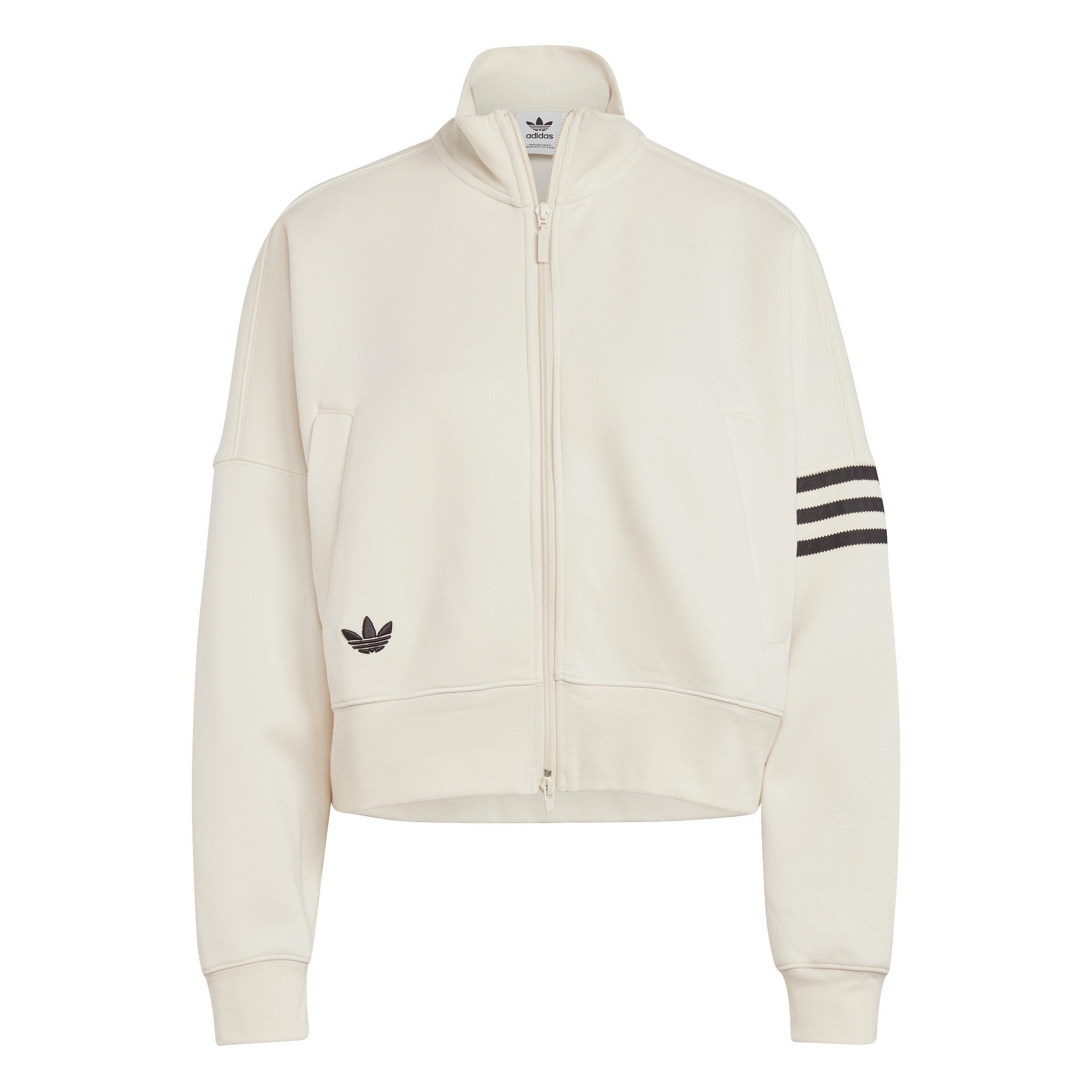 Women Adicolor Neuclassics Track Top, White, A701_ONE, large image number 3