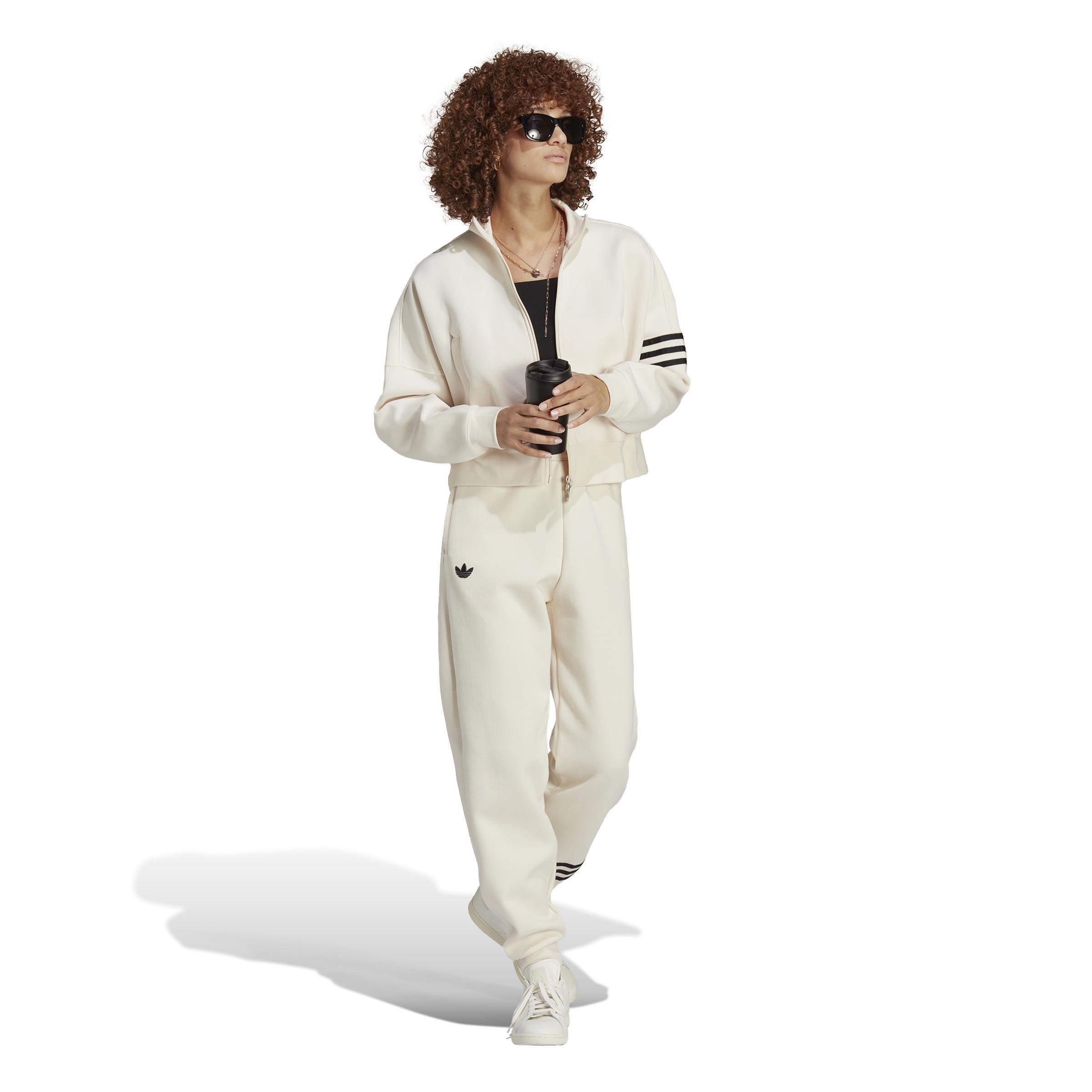 Women Adicolor Neuclassics Track Top, White, A701_ONE, large image number 8