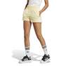 Women 3-Stripes Shorts, Yellow, A701_ONE, thumbnail image number 0