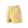 Women 3-Stripes Shorts, Yellow, A701_ONE, thumbnail image number 10