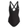 Women 3-Stripes Swimsuit, Black, A701_ONE, thumbnail image number 4