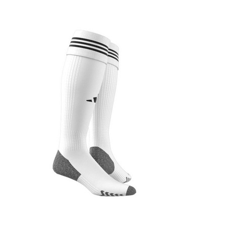 Unisex Adi 23 Socks, White, A701_ONE, large image number 3