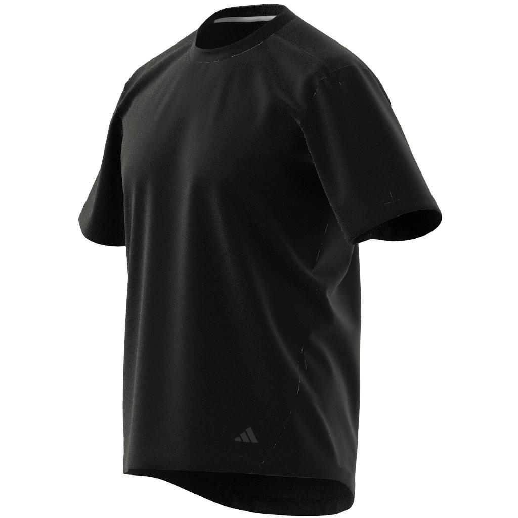 Men Yoga Base Training T-Shirt, Black, A701_ONE, large image number 7